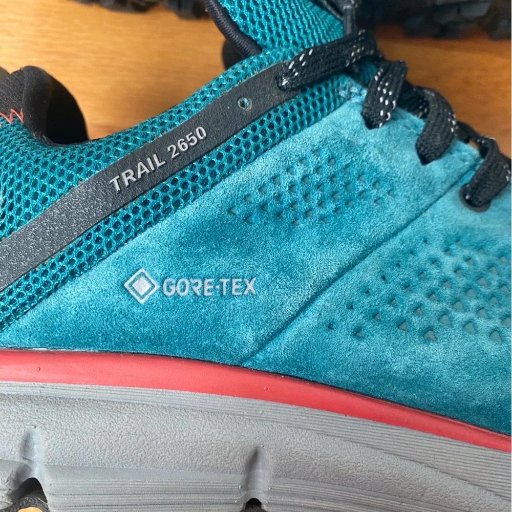 Danner Trail 2650 GTX Current Blue Suede Gore-Tex Waterproof Hiking Shoes 7.5 - Picture 9 of 11